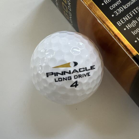 New Pinnacle Gold Long Distance Golf Balls 6 Pack 2 Sleeves EUC - Picture 4 of 10